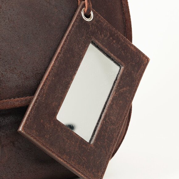 Balenciaga Brown Suede Saddle Work Bag - Picture 10 of 14